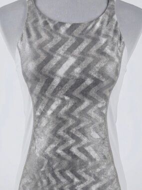 lululemon athletica Gray Chevron Print Tank Top